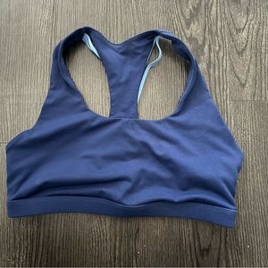Fabletics Sports Bra, Blue, Size Medium